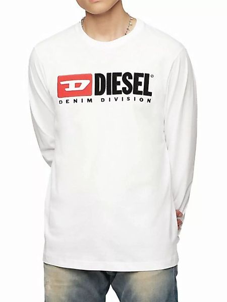 Diesel Rundhalsshirt Langarm Regular Fit - T-JUST-LS-DIVISION 100 günstig online kaufen