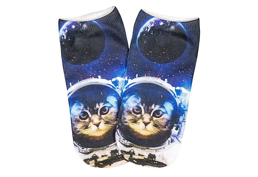 cosey Sneakersocken 1 Paar Sneaker Socken – Katzen Design – Einheits-Größe günstig online kaufen