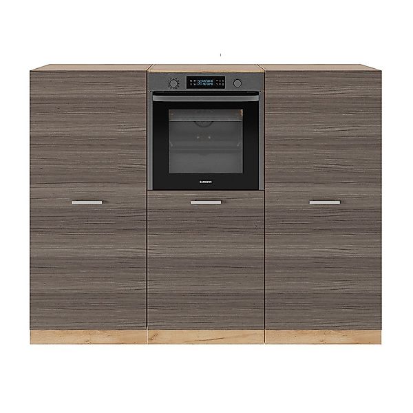 Vicco Küchenzeile R-Line, Edelgrau/Goldkraft Eiche, 180 günstig online kaufen