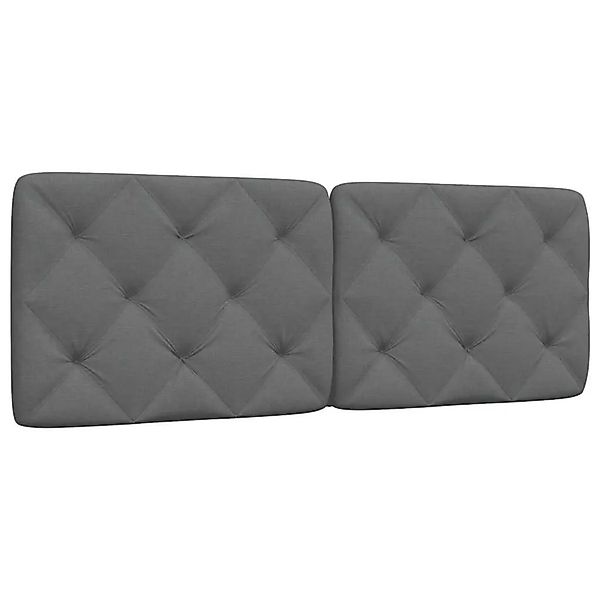 vidaXL Kopfteil-Kissen Dunkelgrau 120 cm Stoff 4019213 günstig online kaufen