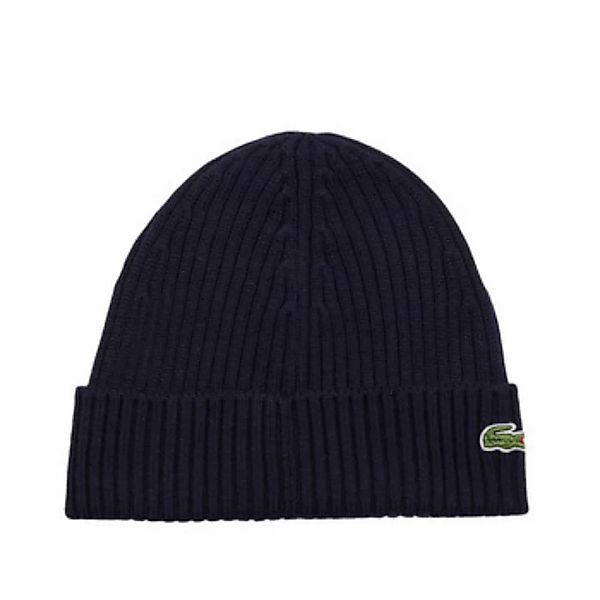 Lacoste Knitted Mütze Wolle Navy - günstig online kaufen