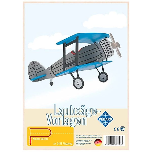 Pebaro Laubsägevorlage Flugzeug günstig online kaufen