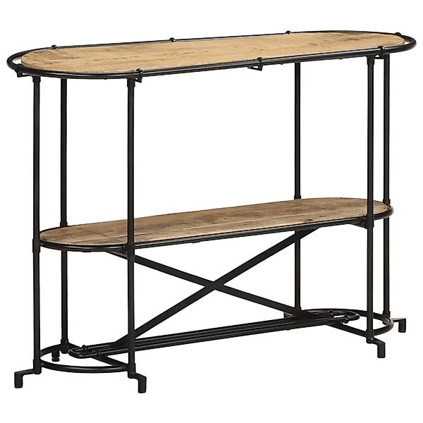 vidaXL Konsolentisch 110x42x76 cm Raues Mangoholz 4013500 günstig online kaufen