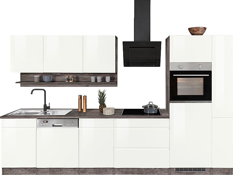 KOCHSTATION Küchenzeile "KS-Virginia", Breite 330 cm, mit E-Geräten günstig online kaufen