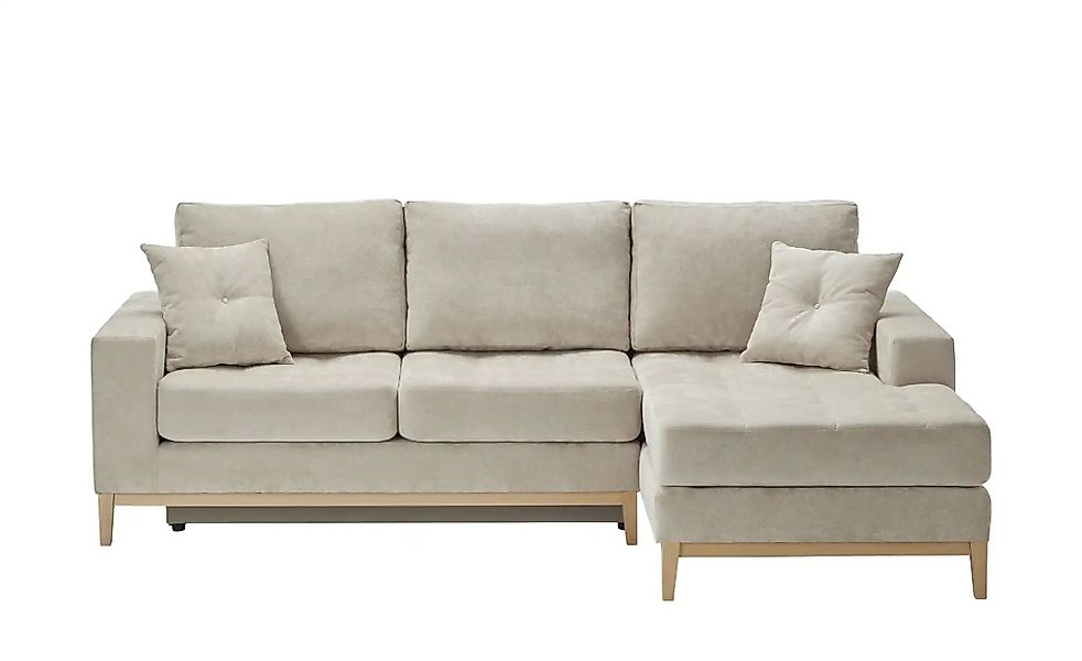 smart Ecksofa  Vivien ¦ beige ¦ Maße (cm): H: 90 Polstermöbel > Sofas > 3-S günstig online kaufen