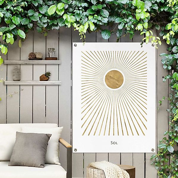Reinders Poster "Sonne", Outdoor für Garten oder Balkon günstig online kaufen