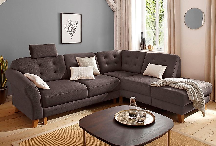 Home affaire Ecksofa Trondheim L-Form, mit günstig online kaufen