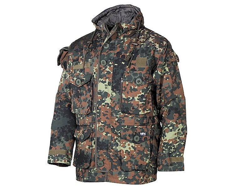 MFH Outdoorjacke Outdoorjacke mit Rip Stop, flecktarn günstig online kaufen