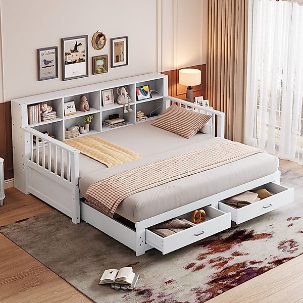 HAUSS SPOLE Schlafsofa Ausziehbares Bett 90/180x190 günstig online kaufen