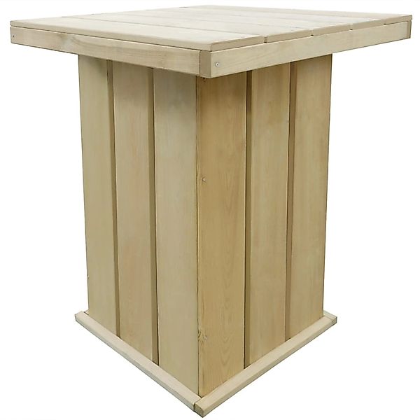 vidaXL Bartisch 75x75x110 cm Kiefernholz Imprägniert 44910 günstig online kaufen