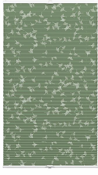 GARDINIA Plissee "Dekor Ginkgo Oesyter Mushroom" blickdicht ohne Bohren ver günstig online kaufen