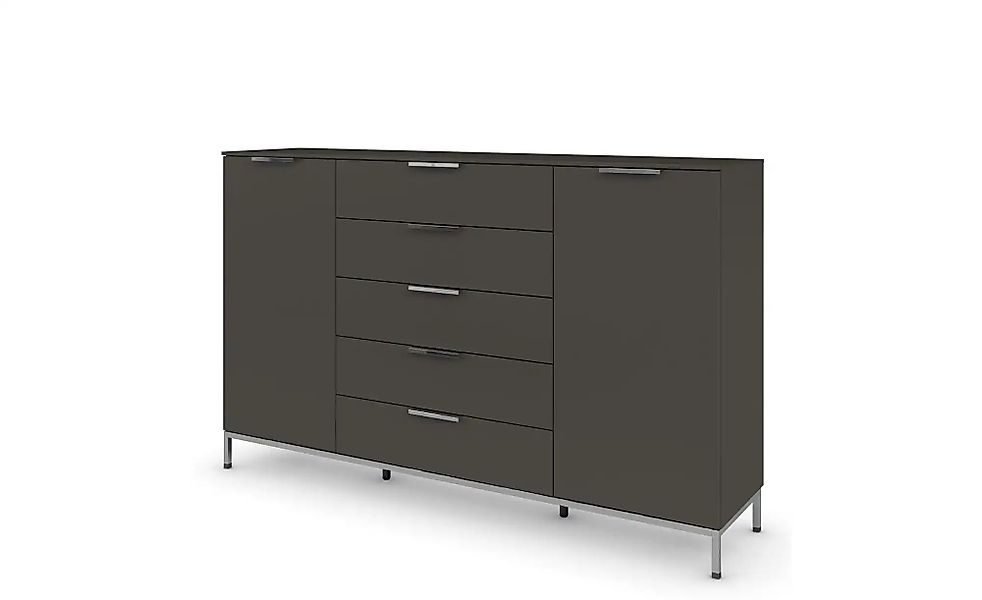 Highboard  Frome ¦ schwarz ¦ Maße (cm): B: 180 H: 111 Kommoden & Sideboards günstig online kaufen