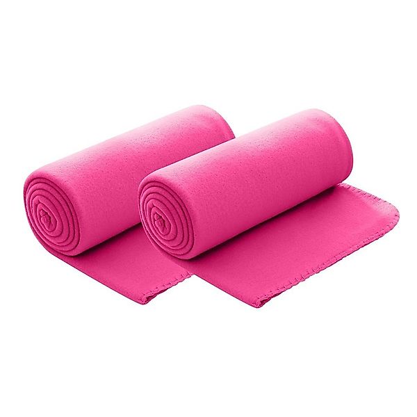 Wohndecke Polar-Fleece, wometo, (2er Set Fleecedecken) günstig online kaufen