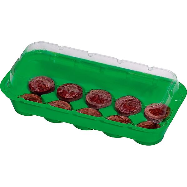 Gewächshaus mit 10 Kokos-Mix-Quelltabs günstig online kaufen