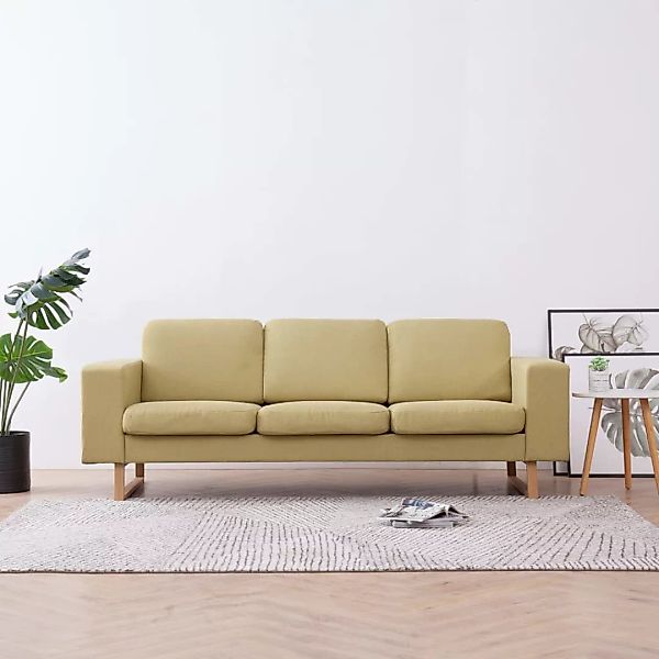 3-sitzer-sofa Stoff Grün günstig online kaufen