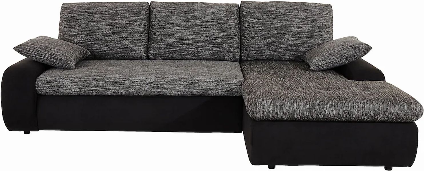 TRENDMANUFAKTUR Ecksofa "Indie, modern und bequem, Materialmix, L-Form", wa günstig online kaufen