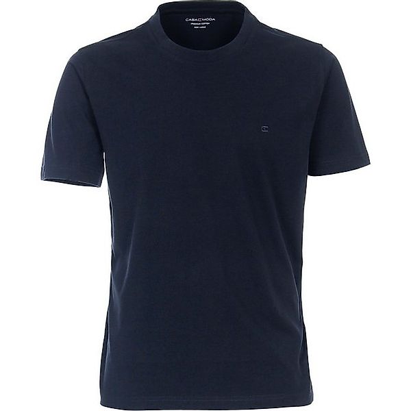 CASAMODA Rundhalsshirt Große Größen Herren CasaModa Basic T-Shirt dunkelbla günstig online kaufen