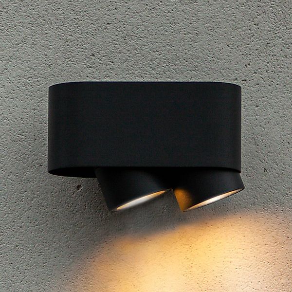 Außenwandleuchte Cypres, IP44, zweiflammig günstig online kaufen