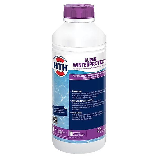 HTH Super Winterprotect 1 Liter Wintermittel Algezid Präventiv Schaumfrei P günstig online kaufen