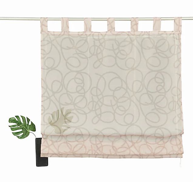my home Raffrollo »Tanaro«, mit Schlaufen, Halbtransparent, Voile, Polyeste günstig online kaufen