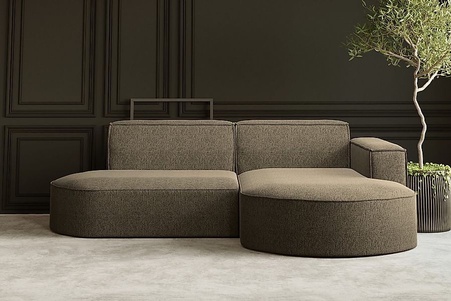 Kaiser Möbel Ecksofa Designer MODENA STUDIO L stoff Cord, Verita,Boucle, Ec günstig online kaufen