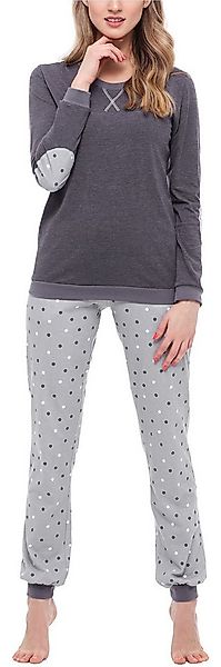 Merry Style Schlafanzug Damen Pyjama MS10-168 aus Baumwolle günstig online kaufen