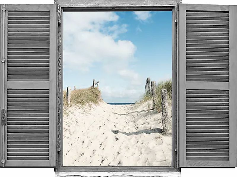queence Wandtattoo »Düne II«, (1 St.), Wandsticker, Wandbild, selbstklebend günstig online kaufen