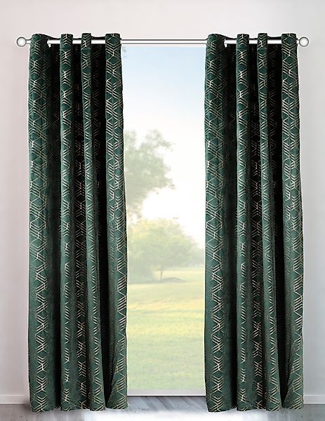 my home Vorhang Velvet Foil, Ösen günstig online kaufen