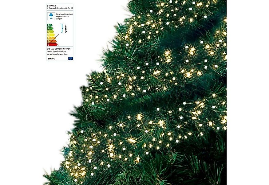 BURI Lichterkette LED Cluster-Lichterkette 10,5m Büschellichterkette Weihna günstig online kaufen