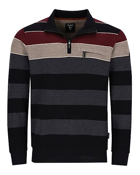 Hajo Sweatshirt Troyersweatshirt mit platziertem Streifen - stay fresh-Qual günstig online kaufen