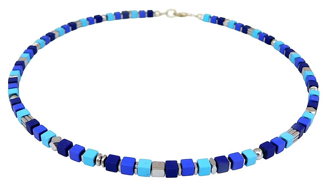 traumschmuck Collier 071. Halskette Würfelkette Hämatit günstig online kaufen
