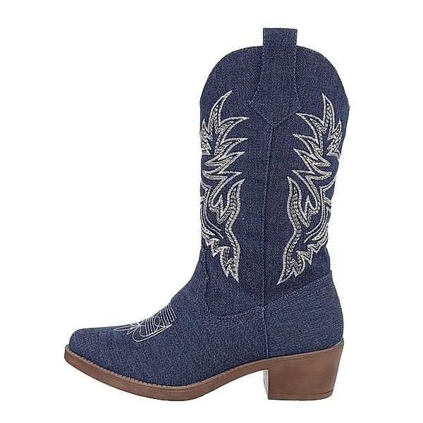 Ital-Design Damen Cowboyboots Western Westernstiefel (84463151) günstig online kaufen