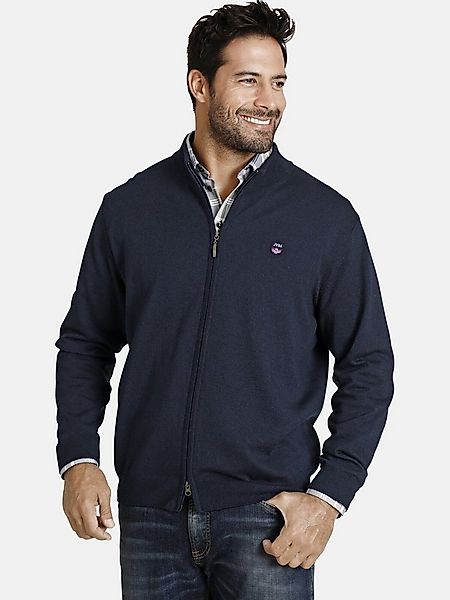 Jan Vanderstorm Strickjacke AGNER mit Zwei-Wege-Reißverschluss günstig online kaufen