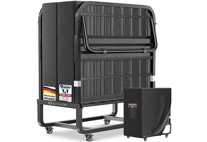 KESSER Gästebett 200x90cm Klappbett faltbares Reisebett mit Metallrahmen fü günstig online kaufen