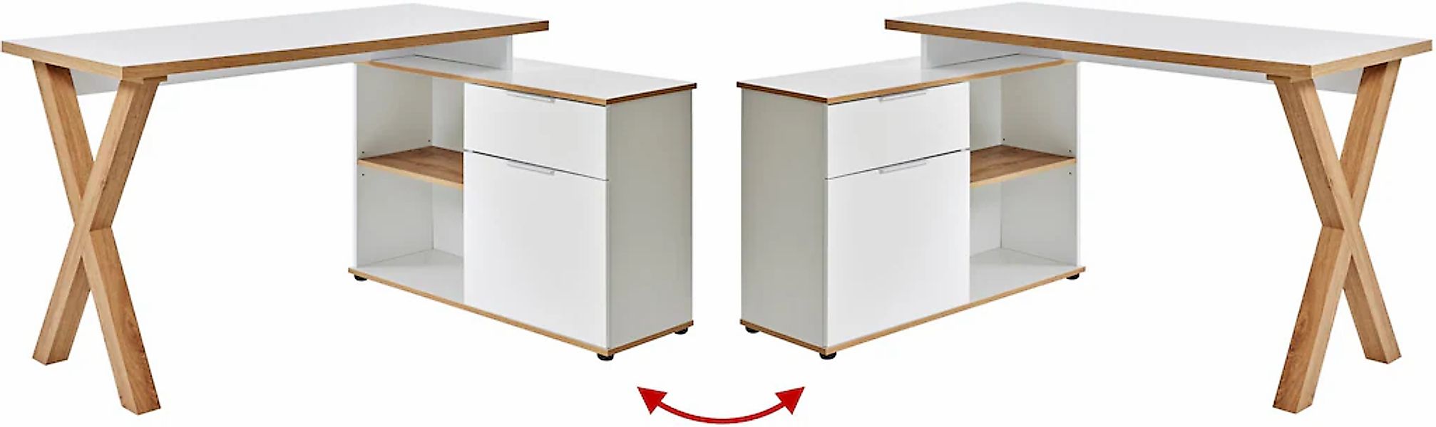 Jahnke Eckschreibtisch "X-CLUB C 40 E" 1 Stk. tlg. Eckschreibtisch, wechsel günstig online kaufen