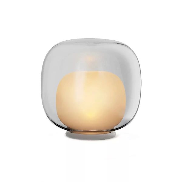 LED-Kerzenhalter  glas weiß / Glas - Ø 12 x H 11 cm - Eva Solo - Weiß günstig online kaufen