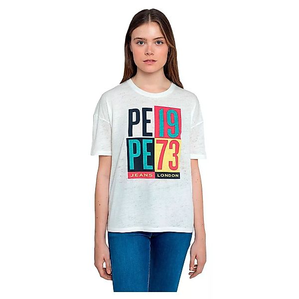 Pepe Jeans Dita Kurzärmeliges T-shirt XS Off White günstig online kaufen