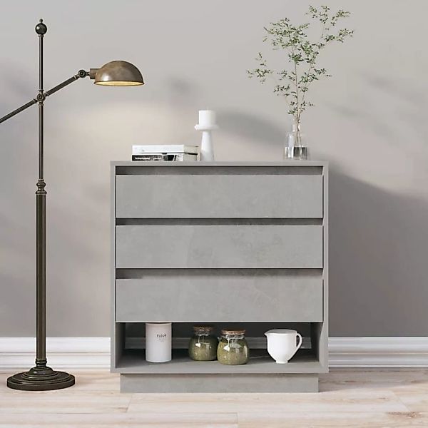 Sideboard Betongrau 70x41x75 Cm Spanplatte günstig online kaufen