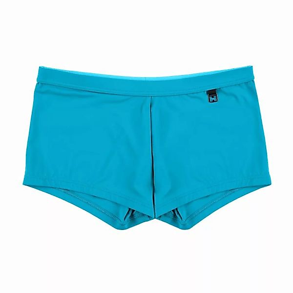 HOM Herren Badeshorts - Swim Shorts Sea Life, Bademode, einfarbig Blau L günstig online kaufen
