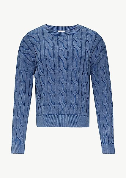 s.Oliver Strickpullover Pullover mit Zopfstrickmuster und günstig online kaufen