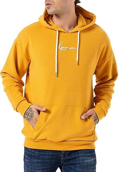 RedBridge Kapuzensweatshirt Herren Kapuzenpullover Mustard XL günstig online kaufen