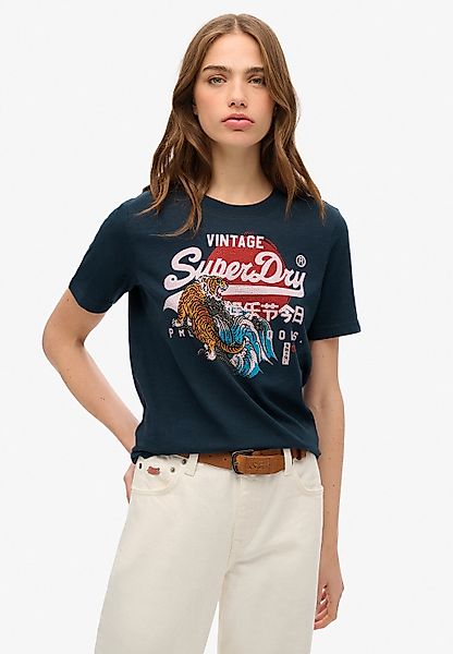 Superdry Kurzarmshirt "VL TOKYO RELAXED TEE" günstig online kaufen