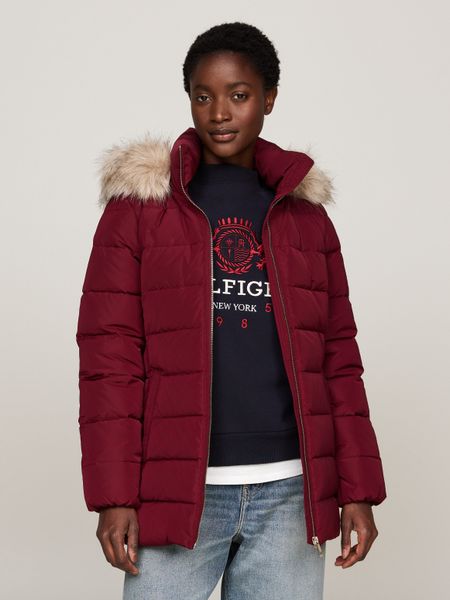Tommy Hilfiger Steppjacke mit Kapuze mit Logopatch günstig online kaufen