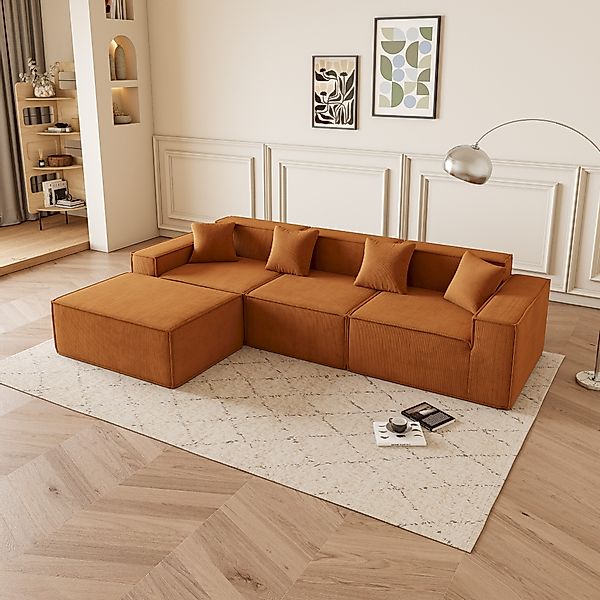JOULISE Ecksofa NALIVO 3-Sitzer Sofa in günstig online kaufen