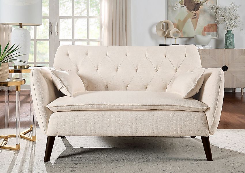 ATLANTIC home collection 2-Sitzer "Janna" inklusive 2 Zierkissen günstig online kaufen