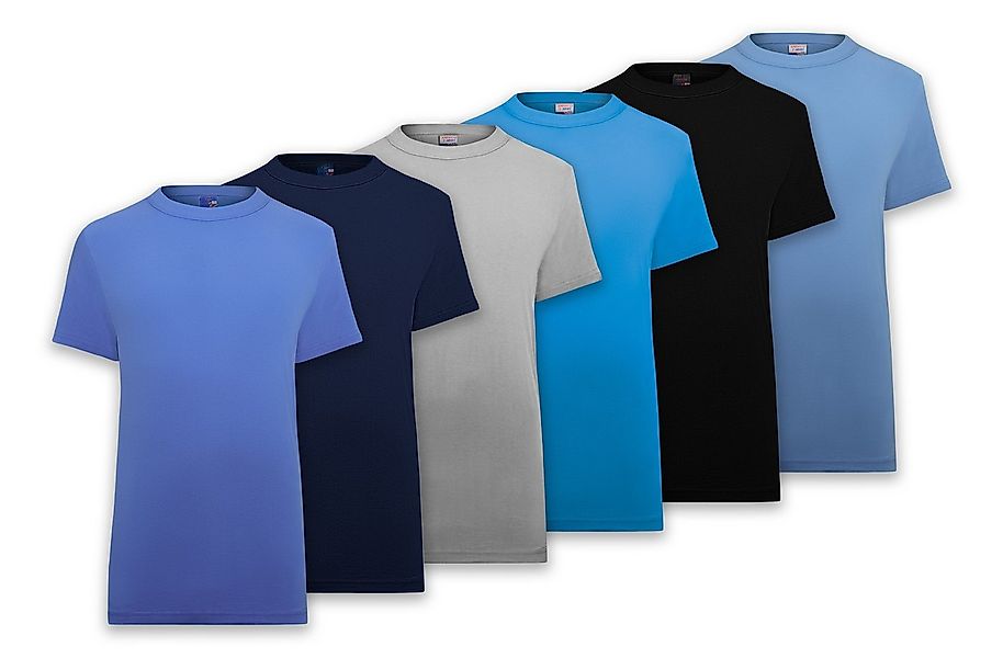 The Bakis T-Shirt bunte American T-shirts, 2er und 4er-Sparsets (4-tlg) günstig online kaufen