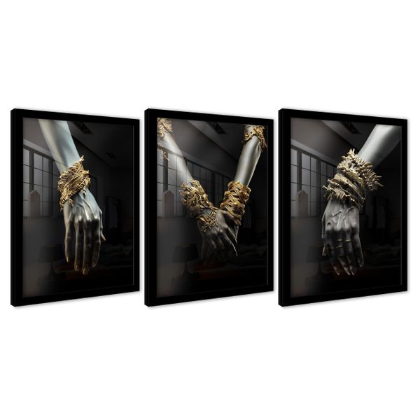 Wallarena Poster SET mit Rahmen Bilder günstig online kaufen