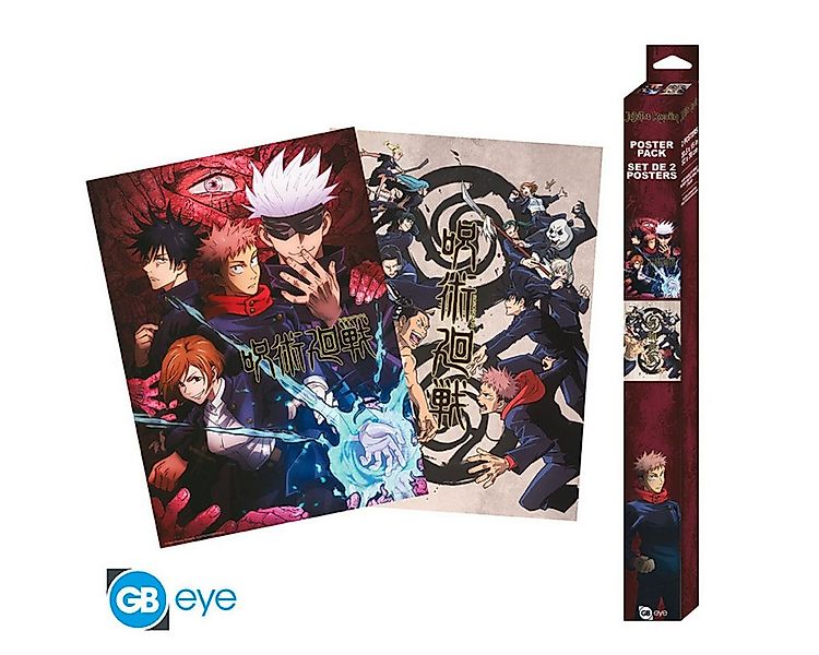 ABYstyle Poster Jujutsu Kaisen Set 2 Posters Chibi 52X38 Group And Schools günstig online kaufen
