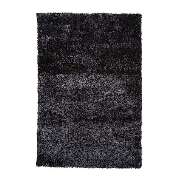 MeGusta Shaggy Hochflor Teppich Uni Modern Grau Polyester 90x160 cm Paloma günstig online kaufen