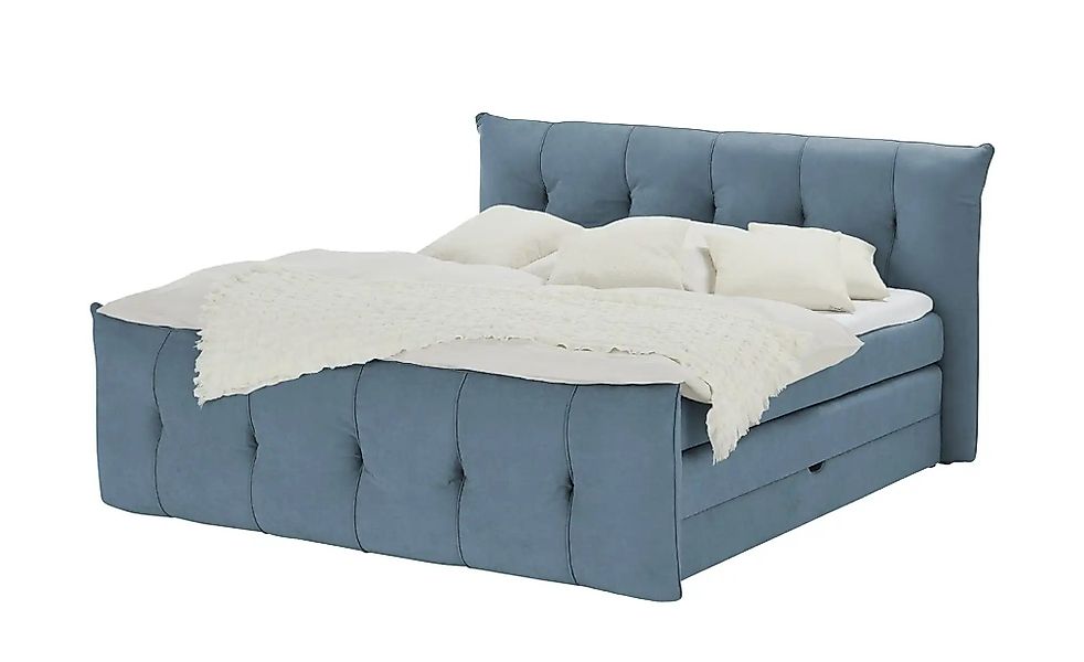 switch Boxspringbett mit Bettkasten Sofia ¦ blau ¦ Maße (cm): B: 164 H: 113 günstig online kaufen